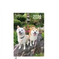 【予約販売】 柴犬みかん園ファミリー 2026年 A5スケジュール帳 A526328