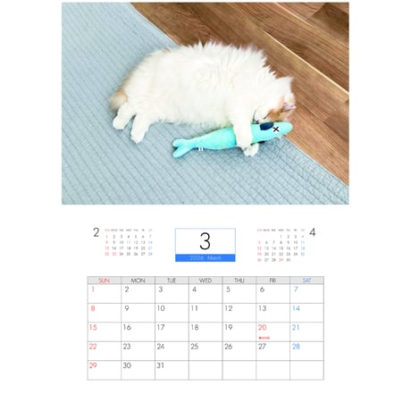 【予約販売】 レモンとポテチ 猫 犬 猫のレモンと犬のポテチちゃんねる 2026年 壁掛け カレンダー KA26305