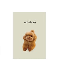 【予約販売】 もっちゃん トイプードル 犬 A5ノート帳 No008NN
