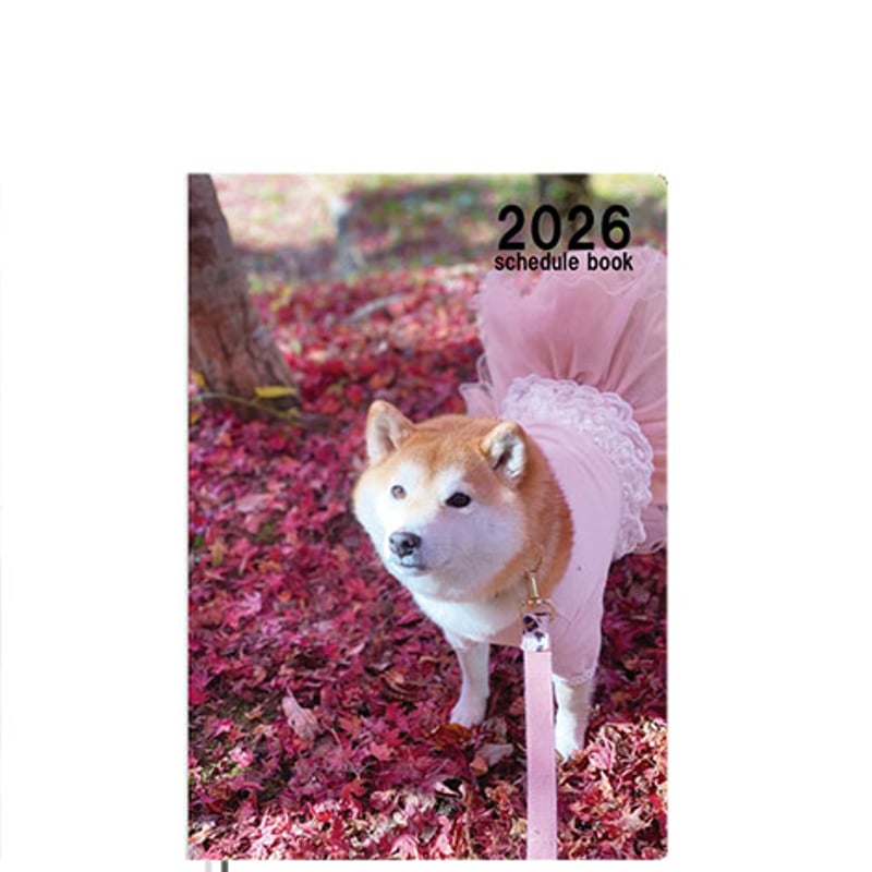 予約販売】 柴犬 小雨 2026年 A5スケジュール帳 A526007 | ANISTAR