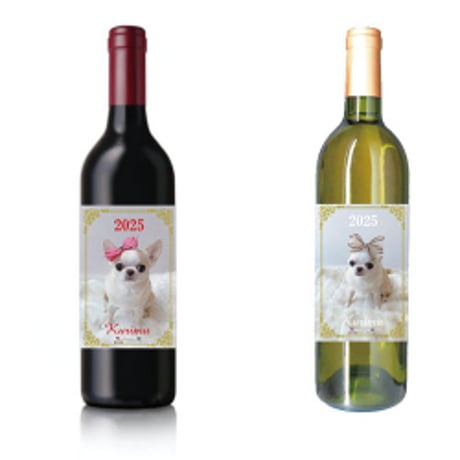 【予約販売】 チワワのクリム 2025年 犬 紅白ワイン 720ml KO25335-336
