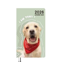 【予約販売】 TONY ラブラドールレトリバー 犬 2026年 ポケットスケジュール帳 PO26241
