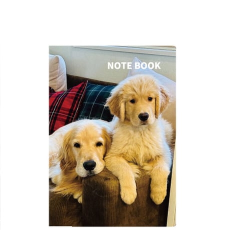 【予約販売】 ゴールデンレトリバー犬のコメ&イクラ 2025年 A5ノート帳 No25369
