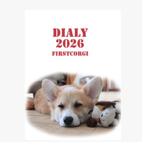 【予約販売】 初めてのコーギー 犬 日記帳 DR006NN