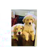 【予約販売】 ゴールデンレトリバー犬のコメ&イクラ 2025年 A5スケジュール帳 A525367
