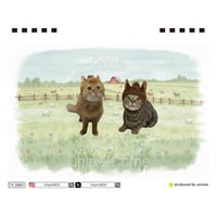 【予約販売】 しぴ＆おこめ 猫 2026年 卓上カレンダー TA26243