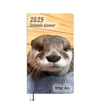 【予約販売】 カワウソ ATY 2025年 ポケットスケジュール帳 No25363