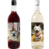 【予約販売】 白柴 小梅 犬 2026年 紅白ワイン ２本セット 720ml 2W008NN