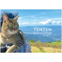 【予約販売】 TENTEN 猫 2026年 壁掛けカレンダー KK26067
