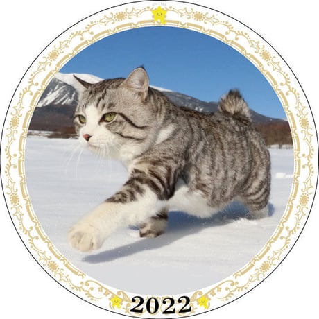 【予約販売】 旅猫 ニャン吉 2022年 イヤープレート皿立て付き PU2207