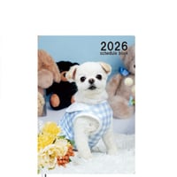 【予約販売】 てんちゃん・たるちゃん 犬 2026年 A5スケジュール帳 A526258