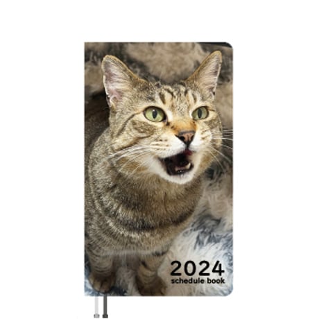 【予約販売】 Hana Channel 保護猫ライフ 2024年 ポケットサイズ スケジュール帳 PO24155