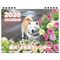 【予約販売】 柴犬のよもぎ 2026年 卓上 カレンダー TA26325