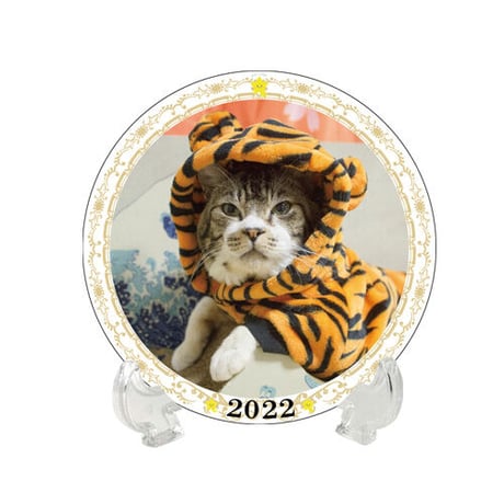 【予約販売】 猫のリキちゃんねる 2022年 イヤープレート皿立て付き PU2209