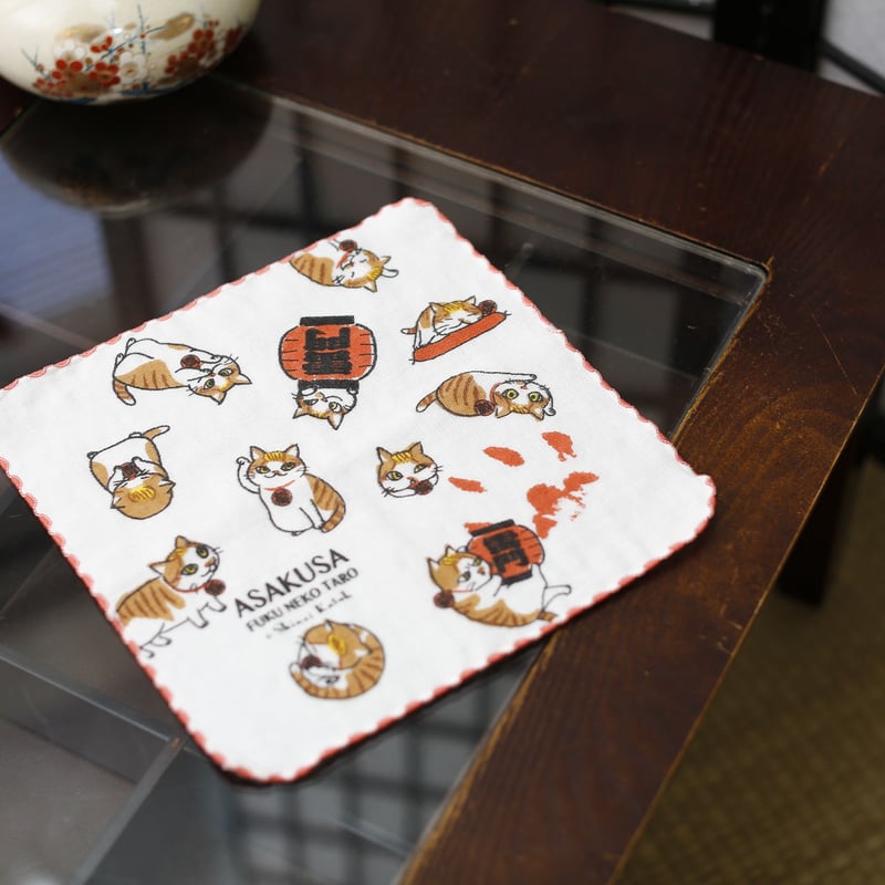 開運あさくさ福猫太郎タオル | ANISTAR