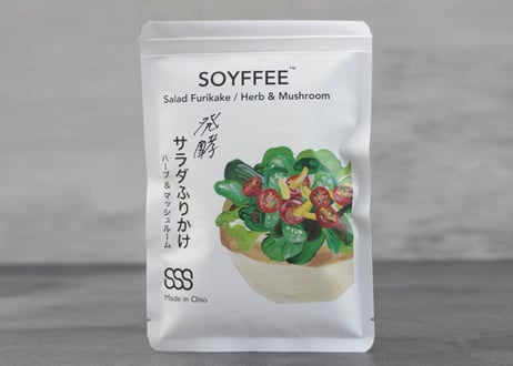 【大磯 Shonan Soy Studio】SOYFFEE™発酵サラダふりかけ ハーブ&マッシュルーム味/海苔＆エゴマ味 ※6袋まで送料同一