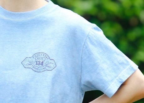 【茅ヶ崎FIND】【送料込】 藍染めR134Tシャツ（商品コード：TA720609）