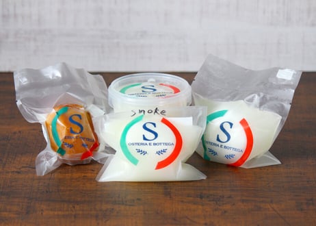 【Osteria e Bottega S】自家製　フレッシュチーズ4種セット（商品コード:TF530374）