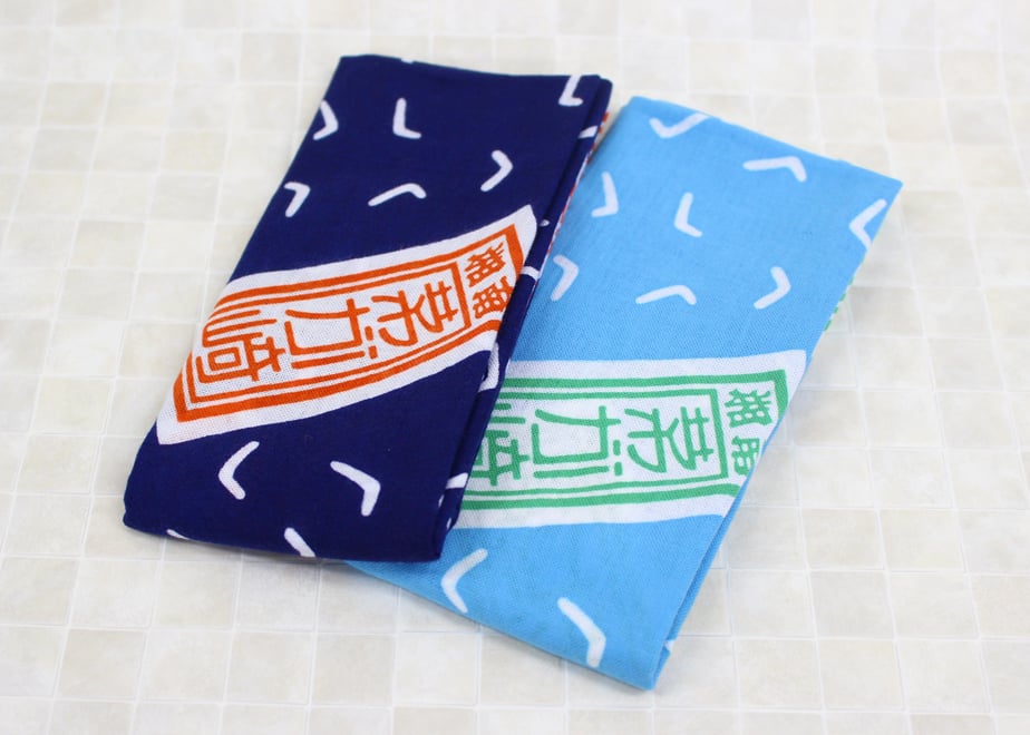 大村屋 限定 手ぬぐい ほうば巻 田村屋「ちがさき手ぬぐい」※送料込（商品コード：TA190210