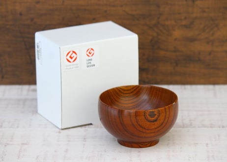 【薗部産業】銘木椀・漆　小サイズ（桜/欅）商品コード：TG590425