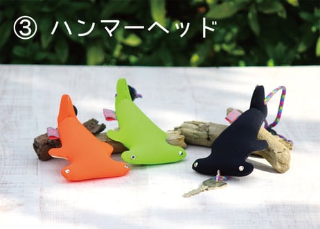 【KATE'S  FRIENDS（ケイツフレンズ）】キーチェーン (ペンギン／ジンベイザメ／ハンマーヘッド／シャーク)