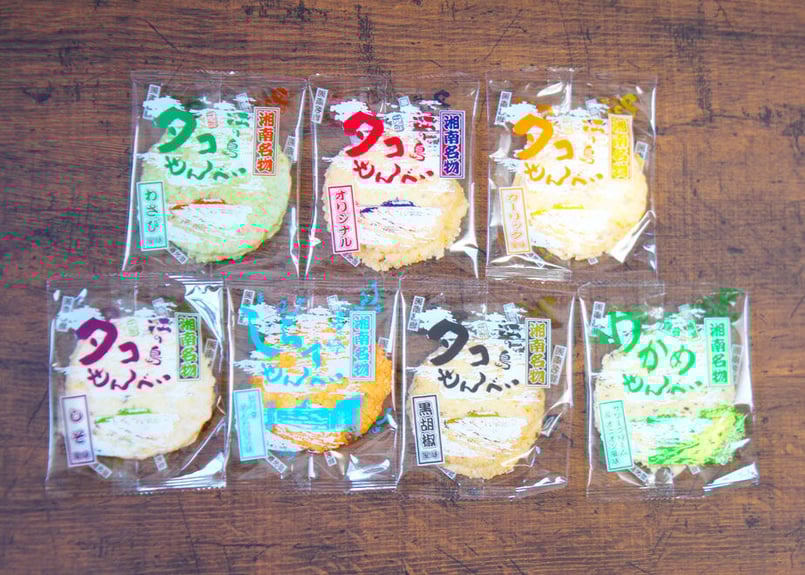 湘南ちがさき屋十大】「湘南名物タコせんべい ア・ラ・カルト7