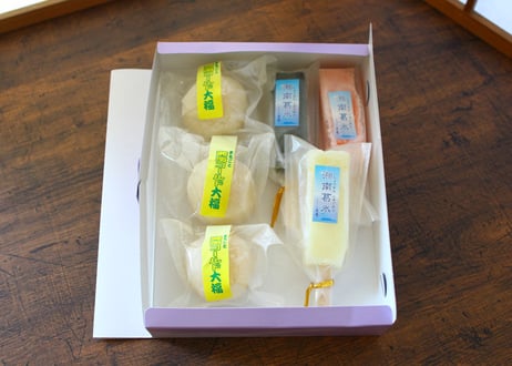 【お中元】〈送料込〉御菓子処　丸寿「湘南ゴールド大福＆湘南葛氷」（商品コード：TF180491）