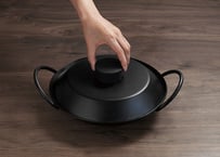 ナウ産業「Tetsu Nabe set」錆びない鉄鍋(フタ付き)　あやせものづくり研究会 送料込（商品コード：TG400259）