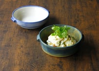 【ハルカゼ舎】グラタン皿（青緑／水色）（商品コード：TG270240)