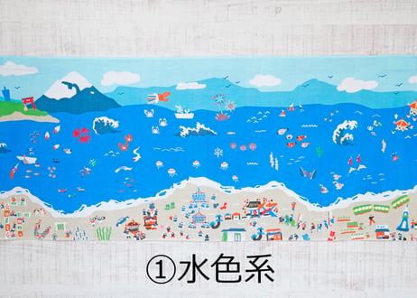【minigara】湘南もようの手ぬぐい（商品コード:TG670576）