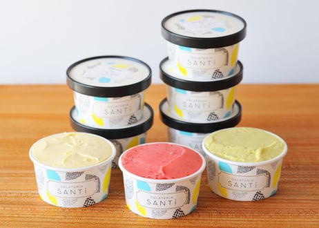 ☆ジェラートワールドツアージャパン2位受賞！☆鎌倉　GELATERIA SANTi【自然素材】季節のジェラート8個セット（商品コード：TF120038）