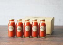 【湘南佐藤農園】果汁100％完熟フルーツトマトジュース(180ml)　5本セット（商品コード：TF110036）