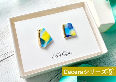 【ArtOpus.】新作入荷！　Caceraシリーズ　陶磁器ピアス(イヤリング）　商品コード:TG570384