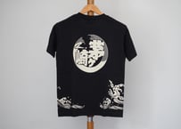 「茅ヶ崎Tシャツ」田村屋オリジナルデザイン　黒×クリーム（送料込み）（商品コード：TA190574）