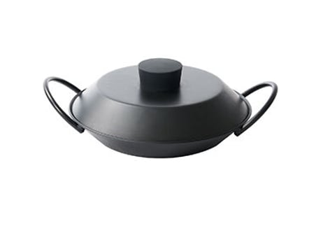 ナウ産業「Tetsu Nabe set」錆びない鉄鍋(フタ付き)　あやせものづくり研究会 送料込（商品コード：TG400259）