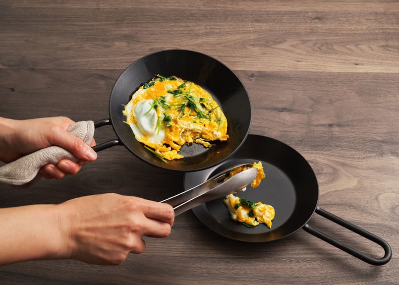 Tetsu 鉄製フライパン konabe2個セット 直径約20cm