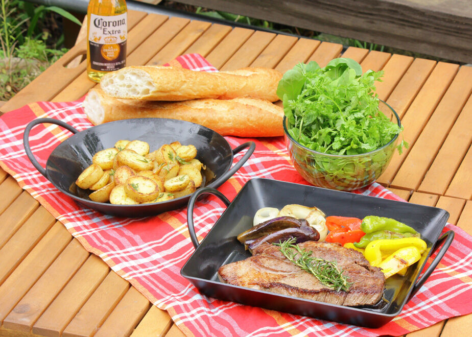 ナウ産業「Tetsu Nabe set」錆びない鉄鍋(フタ付き) あやせものづくり