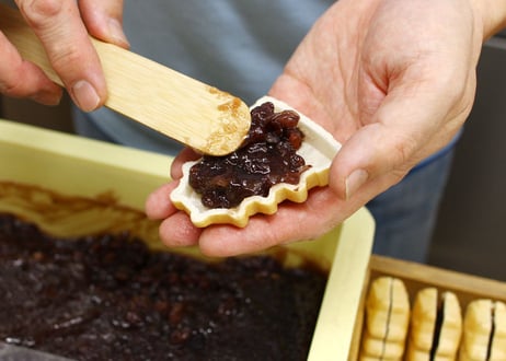 【御菓子処　丸寿】湘南・藤沢 献上銘菓「大庭城最中　5個入り」（商品コード：TF180486）