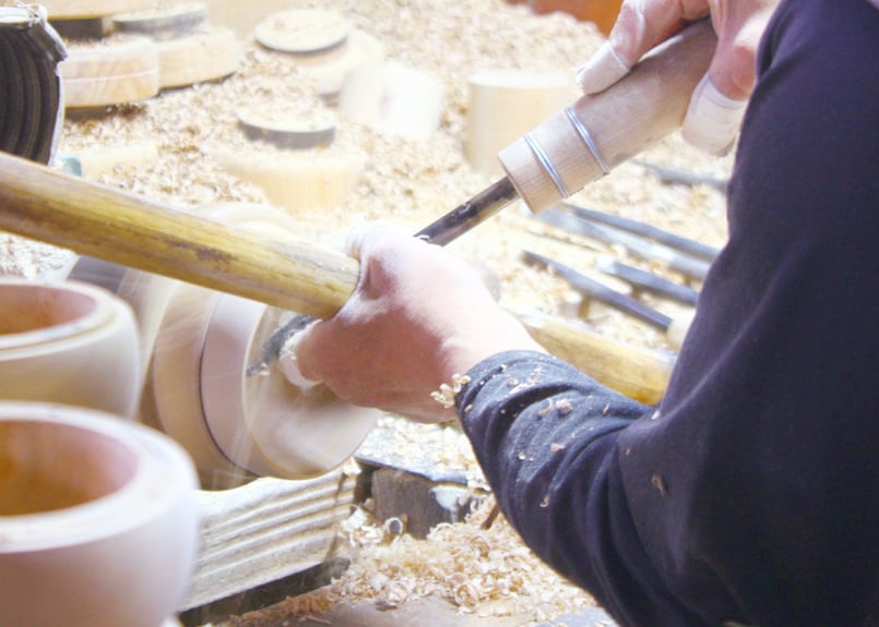 薗部産業】銘木椀・漆 小サイズ（桜/欅）商品コード：TG590425