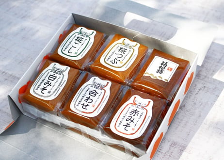 【加藤兵太郎商店】いいちみそ　ギフト200g6種（商品コード：TF640513）