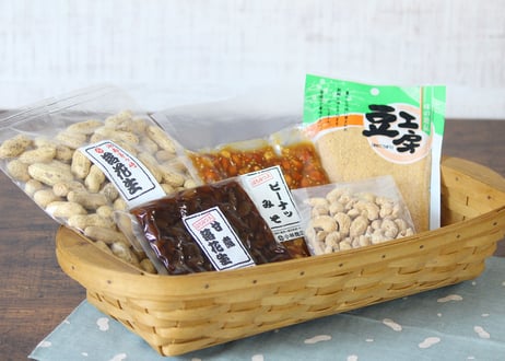 小林の落花生 「湘南落花生 煎りサヤ大＋ソフト加工品セット」(商品コード：TF030004)