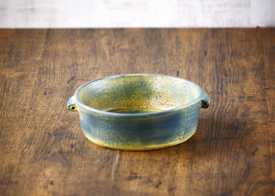 グラたん ハルカゼ舎】グラタン皿(青緑/水色)(商品コード:TG270240