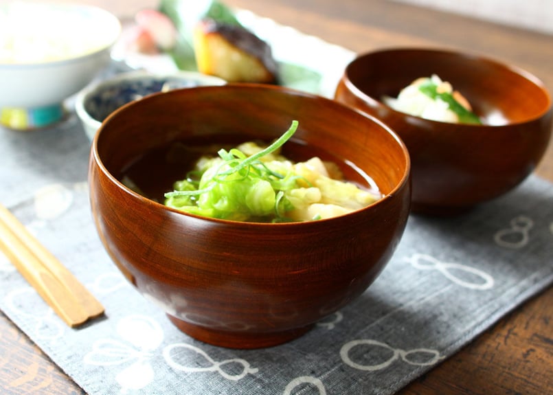 薗部産業】銘木椀・漆 中サイズ（桜/楢/欅/栗）商品コード:TG590424  