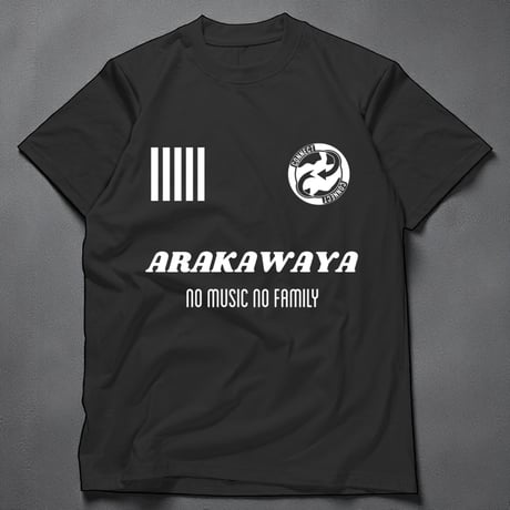 あらかわ家：CONNECTセット：CD「CONNECT」＆ Tee「CONNECT Tee」 ブラック / ホワイト