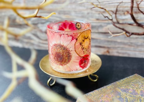 完売【再販】ボタニカルキャンドル かすみ草キャンドル キャンドルホルダー CATEGORY キャンドルホルダー | はじまりはじまり堂 完売【再販