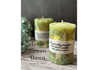 ボタニカルキャンドル「Lime Green Dawn」
