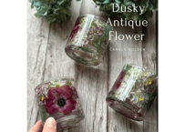 キャンドルホルダー「Dusky Antique Flower」