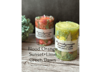 ボタニカルキャンドルSET「Blood Orange Sunset×Lime Green Dawn」