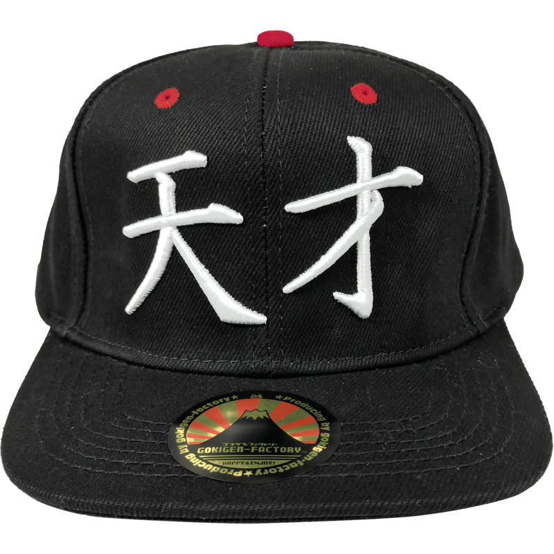 ベースボールキャップ『天才』/送料無料（沖縄離島除く） 凡人のレール