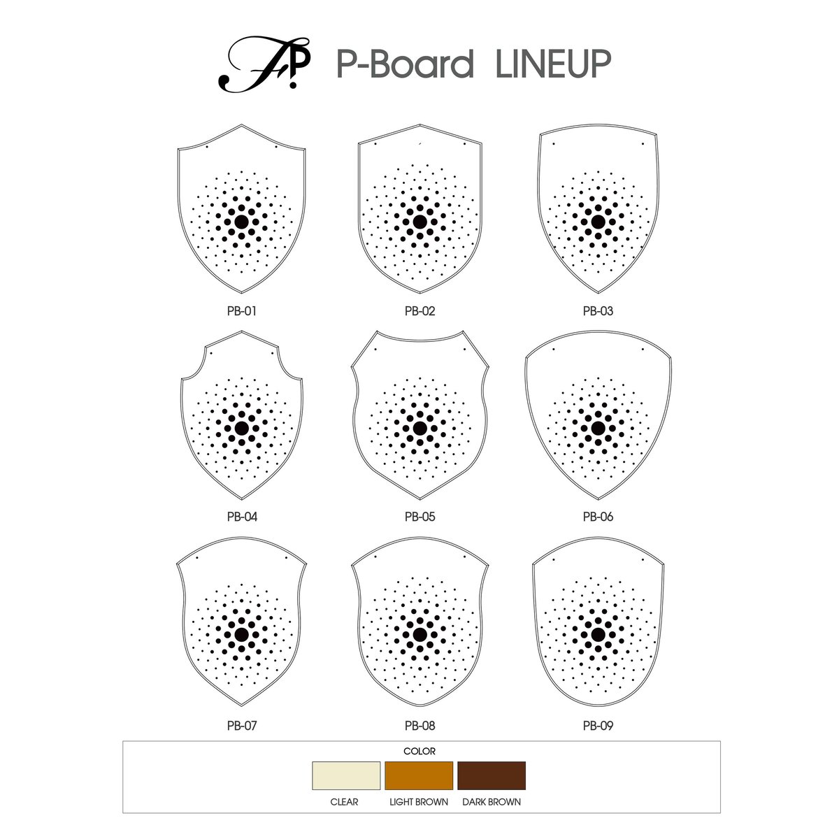 Fp P-Board レギュラーサイズ(高さ30cm）セミオーダーリスト | IMAMA